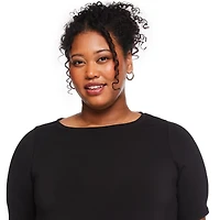 Lane Bryant Women's Plus Boat-Neck T-Shirt