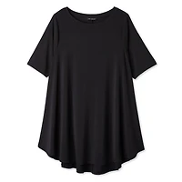 Lane Bryant Women's Plus Boat-Neck T-Shirt