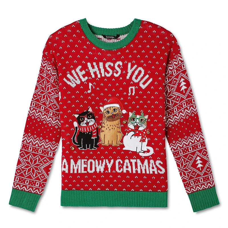 George Women's Ugly Christmas Sweater