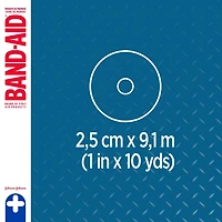 Band-Aid Brand Tough Cloth Tape™, Durable Tape for Securing Bandages and Wound Covers, 1 inch by 10 yards , 1 Count, 2.5 cm x 9.1 m