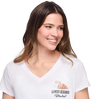 George Women's V-Neck Sleep T-Shirt