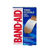 Pansements en tissu flexible de marque BAND-AID® pour une protection confortable des plaies et coupures mineures