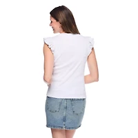 Haut avec manches évasées George pour femmes