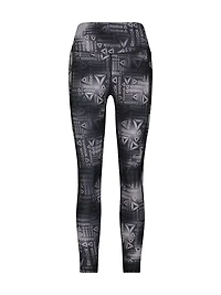 Reebok Everyday Highrise 7/8 Legging imprimé avec poches Entrejambe de 63,5 cm pour femme