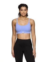 Reebok Women's Low Impact Favorite Racerback Sports Bra with Removable Cups