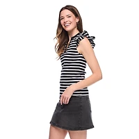 George Women's Flutter Sleeve Top