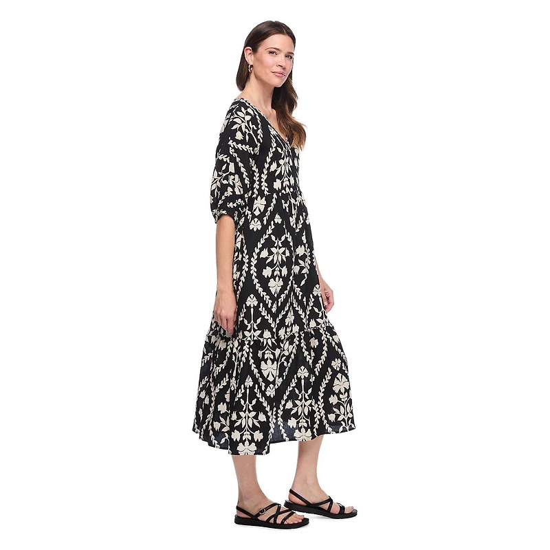 Robe longue en tissu Airflow George pour femmes