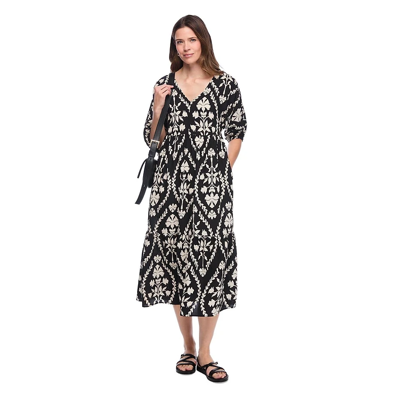 Robe longue en tissu Airflow George pour femmes