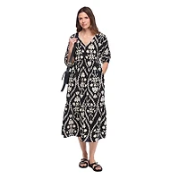 Robe longue en tissu Airflow George pour femmes