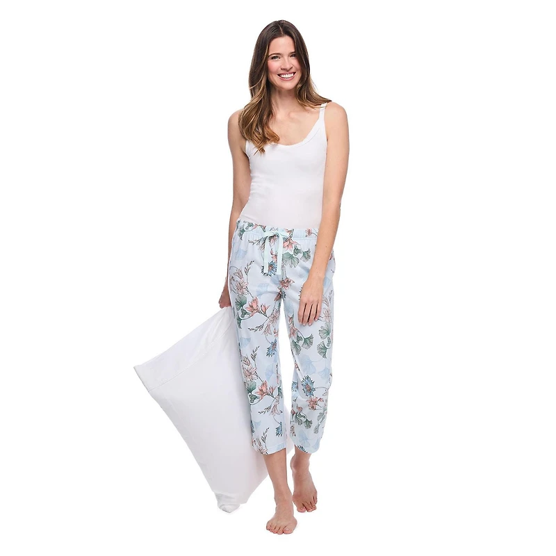 Capri de nuit en coton George pour femmes