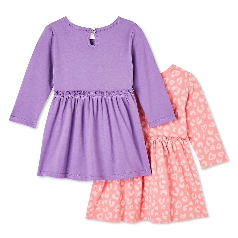 George Baby Girls' Jersey Dress 2-Pack