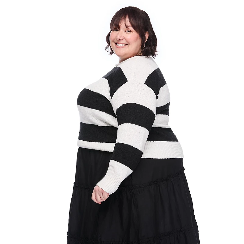 Chandail à encolure ronde Lane Bryant Plus pour femmes