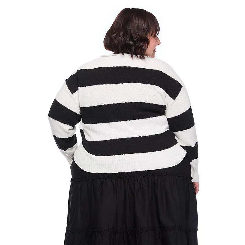 Chandail à encolure ronde Lane Bryant Plus pour femmes