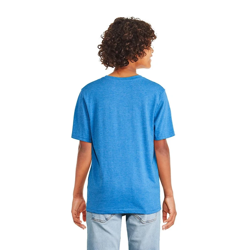 T-shirt avec imprimé Super Mario Bros pour garçons Tailles TP–TG