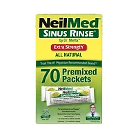 Recharge prémélangée NeilMed Sinus Rinse Hypertonic Extra Strength, sachets de 70 unités