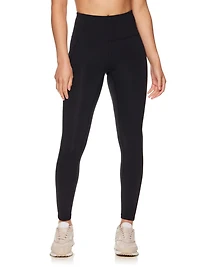 Reebok Everyday Highrise 7/8 Legging avec poches 25" Entrejambe pour femme Tailles XS-2XL
