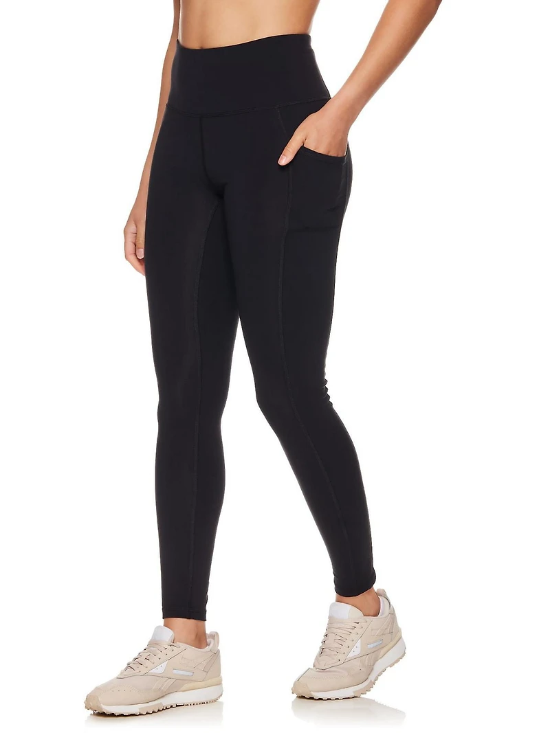 Reebok Everyday Highrise 7/8 Legging avec poches 25" Entrejambe pour femme Tailles XS-2XL