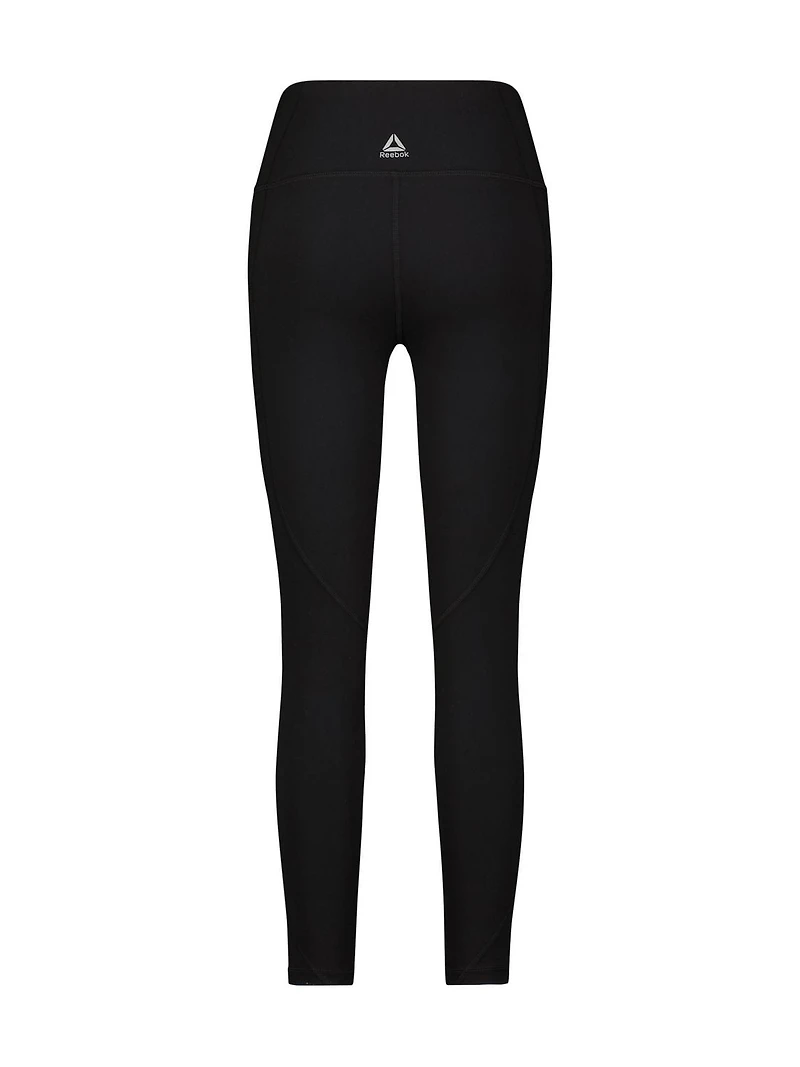Reebok Everyday Highrise 7/8 Legging avec poches 25" Entrejambe pour femme Tailles XS-2XL