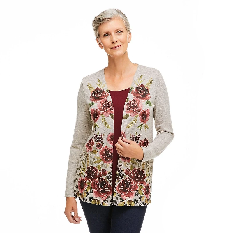 Haut à manches trompe-l'œil en hacci Penmans pour femmes