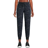 Pantalon tissé et imprimé avec revers côtelés Athletic Works pour femmes Tailles TP–TTG