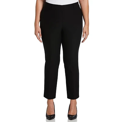 Rafaella Women's Plus Straight Leg Dress Pants