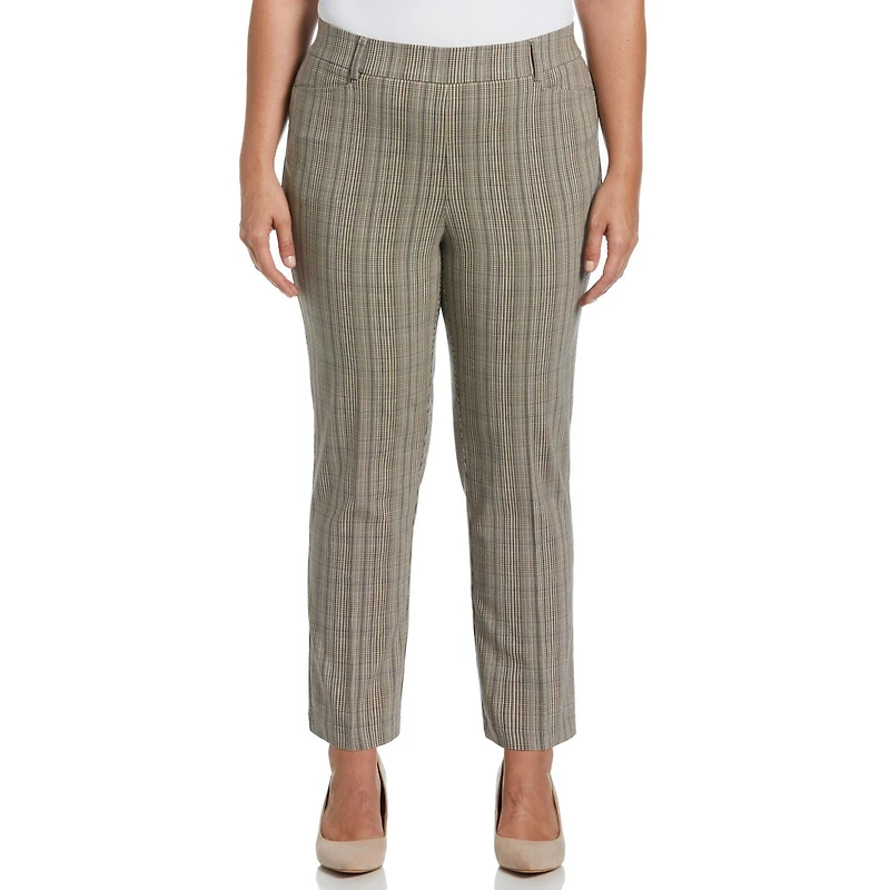 Rafaella Women's Plus Straight Leg Dress Pants