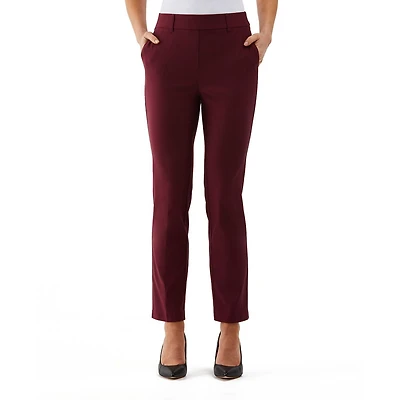 Rafaella Pantalon habillé à jambe droite pour femme