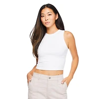 No Boundaries Women's Rib Tank Top, Sizes XS-XXL