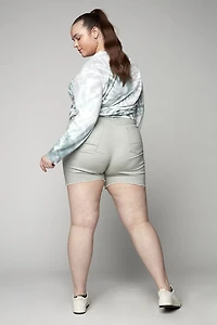 Ladies Frayed Hem Short