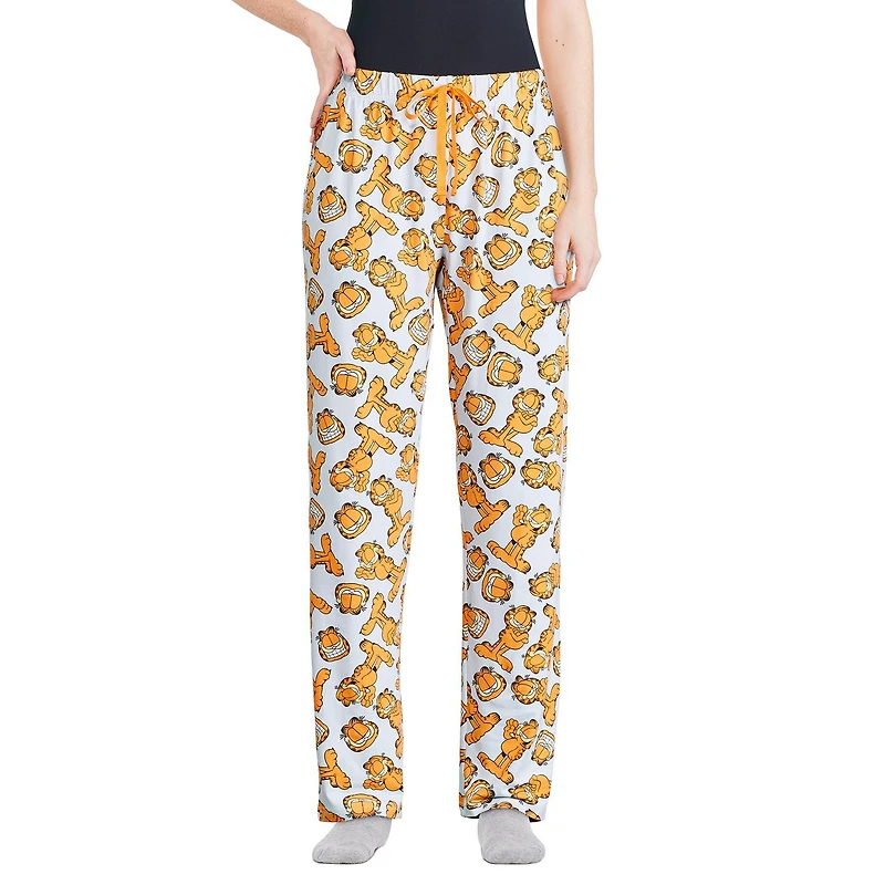 Pantalon de nuit Garfield pour femmes Tailles TP–TG