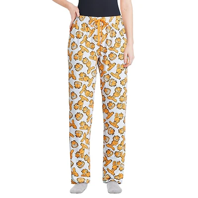 Pantalon de nuit Garfield pour femmes Tailles TP–TG