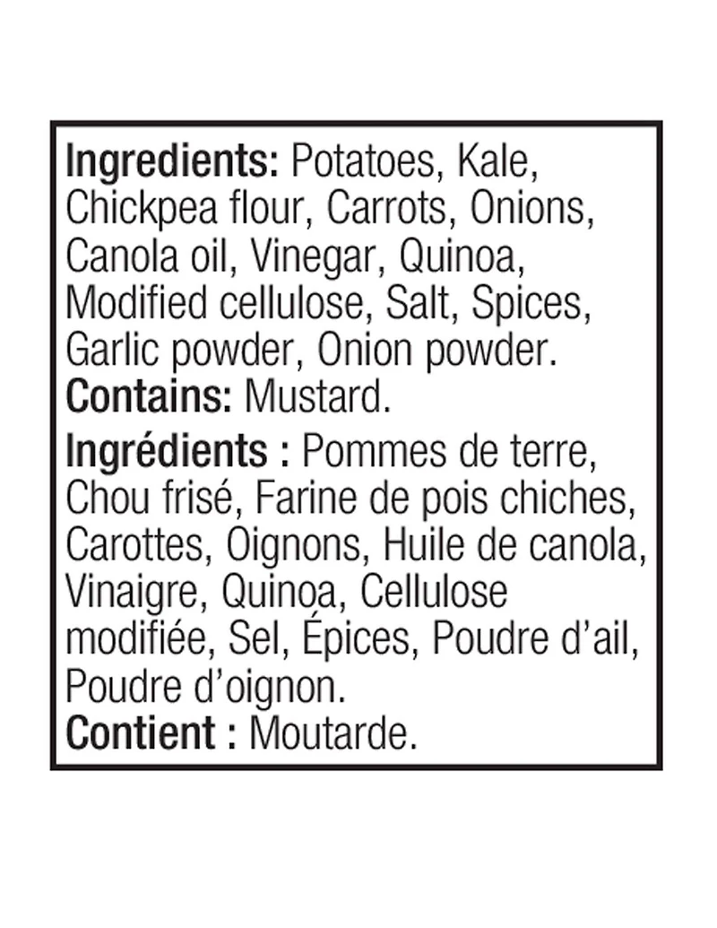 Yves Veggie Bouchées de pomme de terre, de chou frisé et quinoa