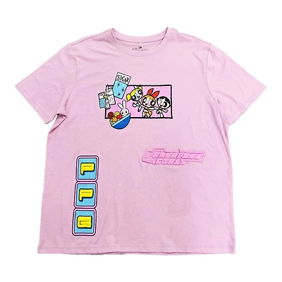 Powerpuff Girls Ladies Sugar Short Sleeve Boyfriend T-Shirt