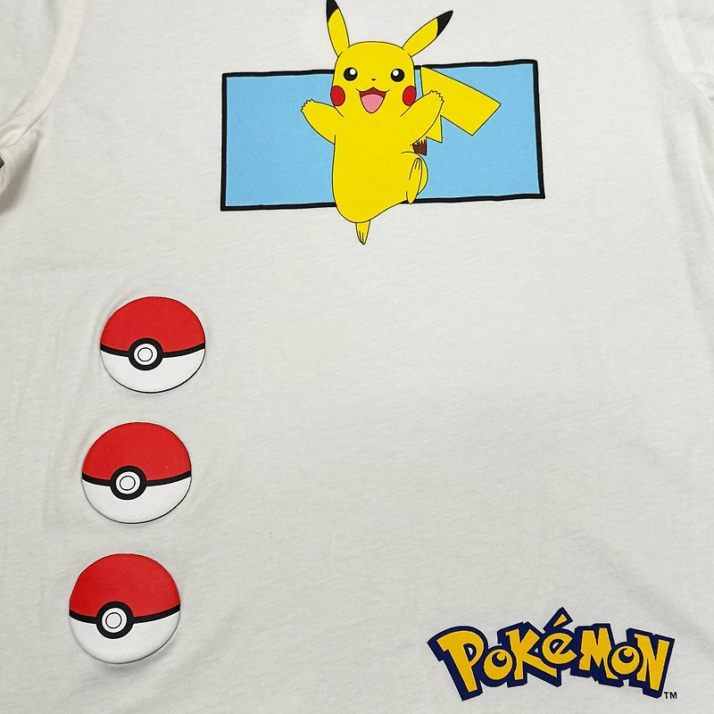 Pokemon Ladies Blooming Pikachu T-shirt à manches courtes pour petit ami