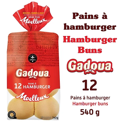 Pains à hamburgers Gadoua 732g