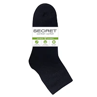 Secret Comfort 2pk Non Binding Bamboo Socks, Fits shoe sizes 6-10