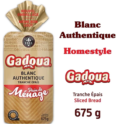 Gadoua Ménage White Bread, 675 g