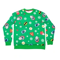 DC Men's Holiday Hero Sleeve Sweatshirt