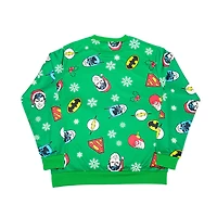 DC Men's Holiday Hero Sleeve Sweatshirt