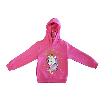 Sweat à capuche fille Hero Unicorn Believe Sweat à capuche