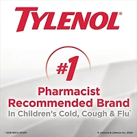 Tylenol Enfants, Fièvre et mal de gorge, soulage la fièvre et le mal de gorge, saveur de cerise, pour les enfants de 2 à 5 ans, suspension orale 100 ml