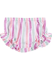 Ensemble de tenue 3 pièces Carter's Child of Mine IG - Rayures roses et vertes