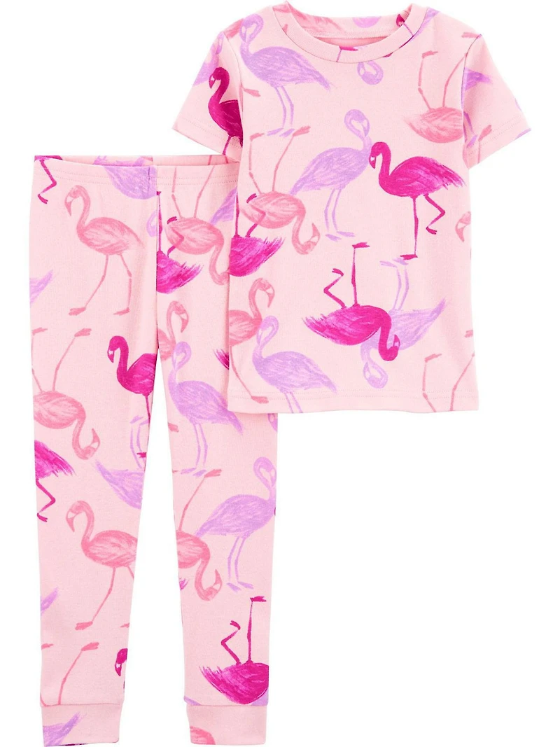 Pyjama 2 pièces en coton Carter's Child of Mine - Flamant rose