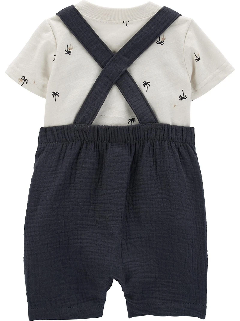 Carter's Child of Mine IB Overall Set - Black Beige