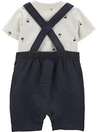 Carter's Child of Mine IB Overall Set - Black Beige