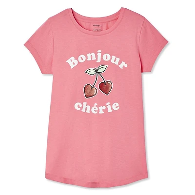 George Girls' French Graphic Tee
