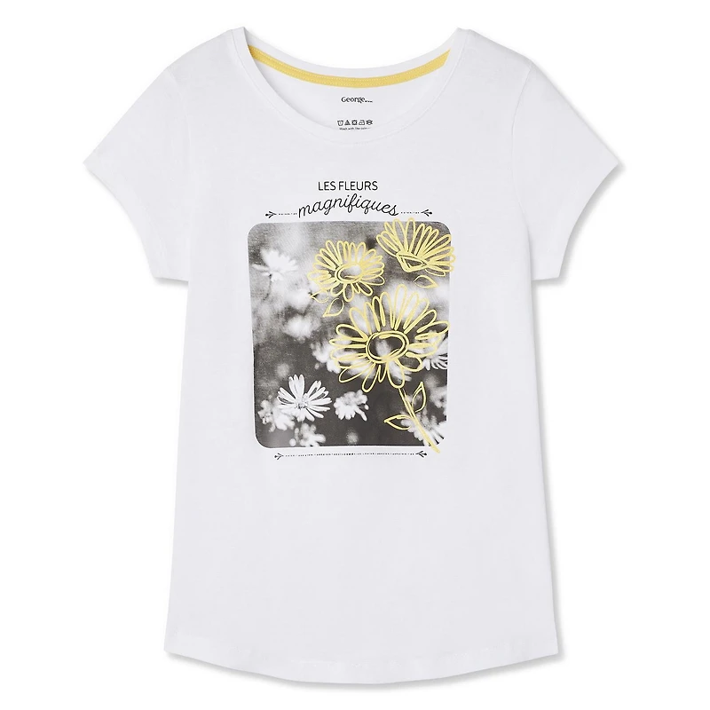 George Girls' French Graphic Tee