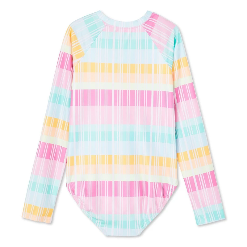 George Girls' Rash Guard 1-Piece, Sizes XS-XL