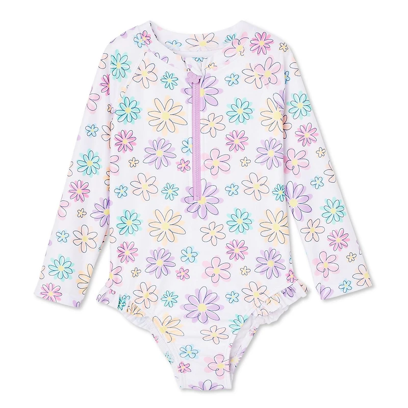 George Toddler Girls' Ruffle 1-Piece, Sizes 2T-5T