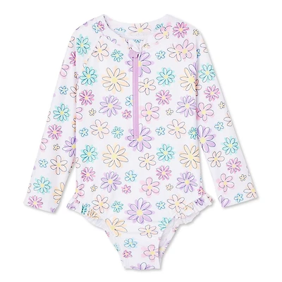 George Toddler Girls' Ruffle 1-Piece, Sizes 2T-5T